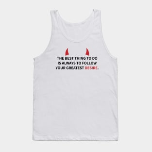 Lucifer Morningstar | Lucifan | Follow your Desire Tank Top